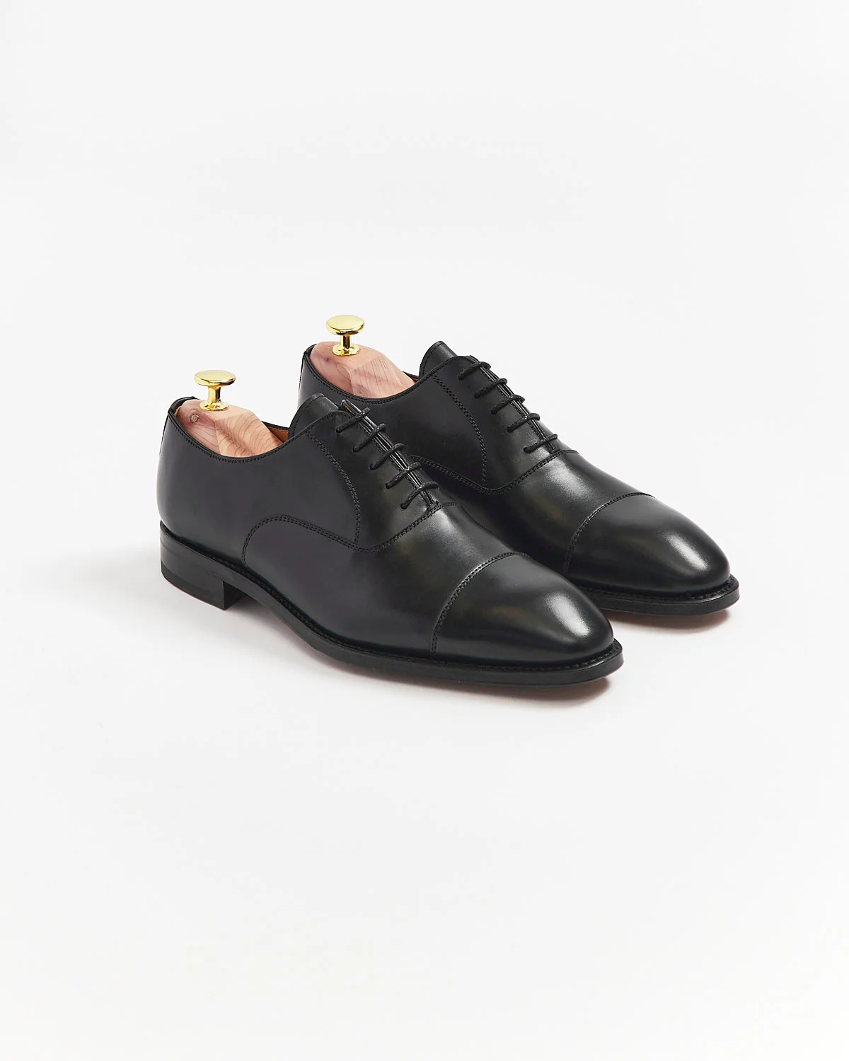 Black Cap Toe Oxford Dress Shoe - Image 3