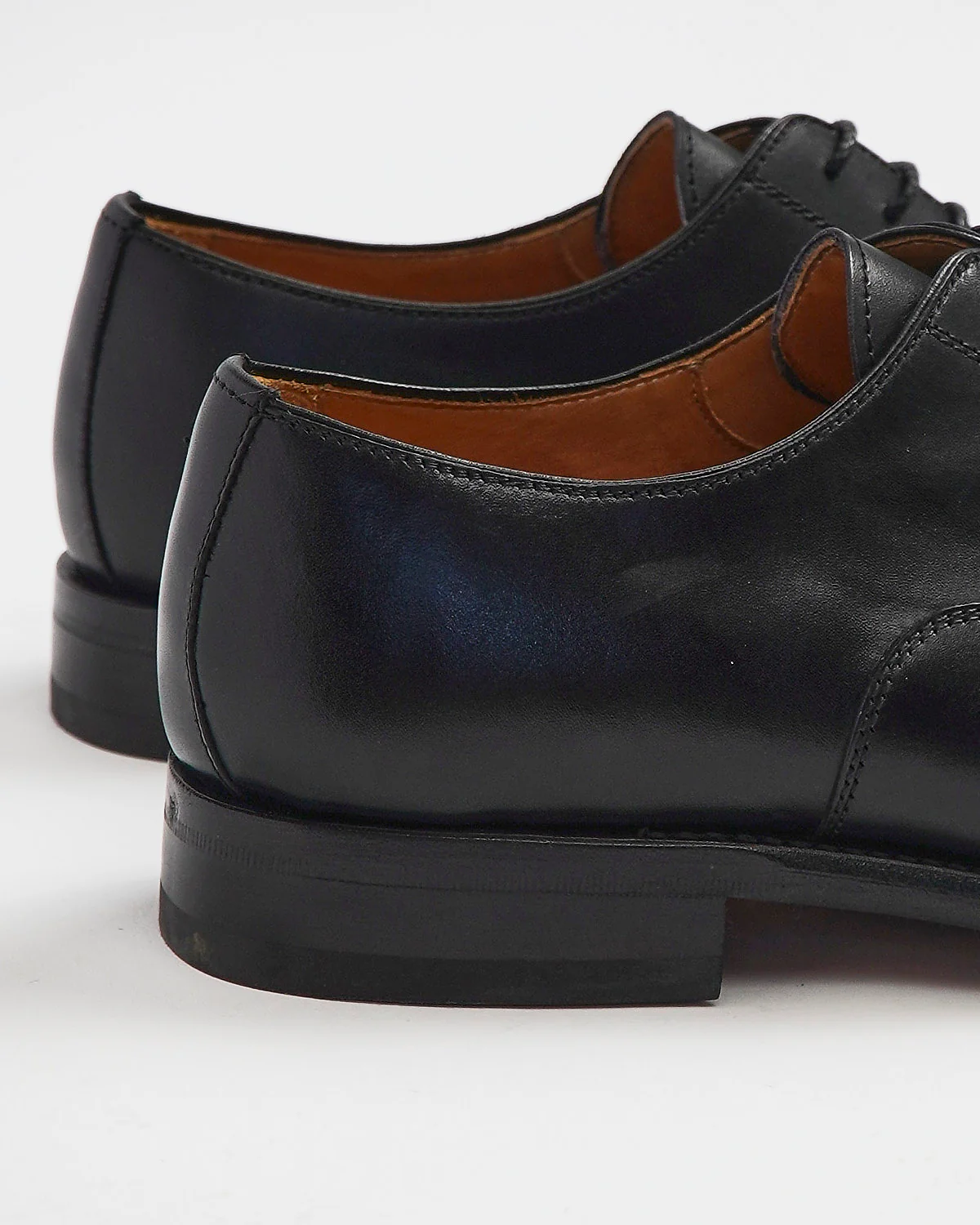 Black Cap Toe Oxford Dress Shoe - Image 4