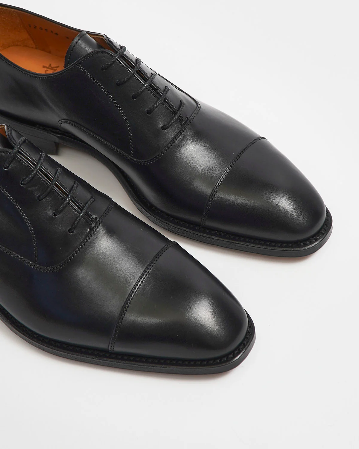 Black Cap Toe Oxford Dress Shoe - Image 6