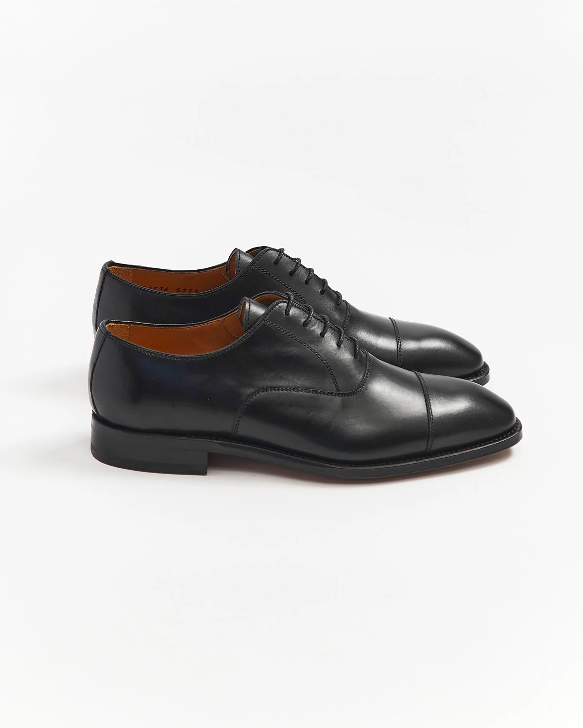 Black Cap Toe Oxford Dress Shoe - Image 8