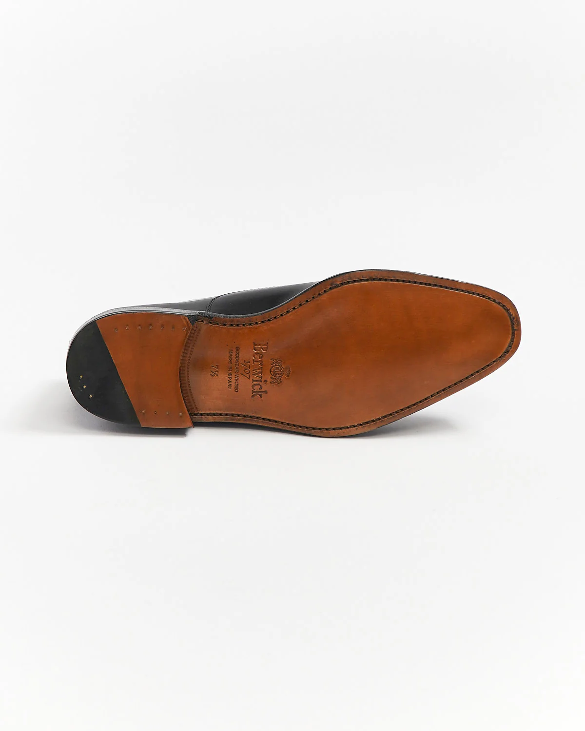 Black Cap Toe Oxford Dress Shoe - Image 9