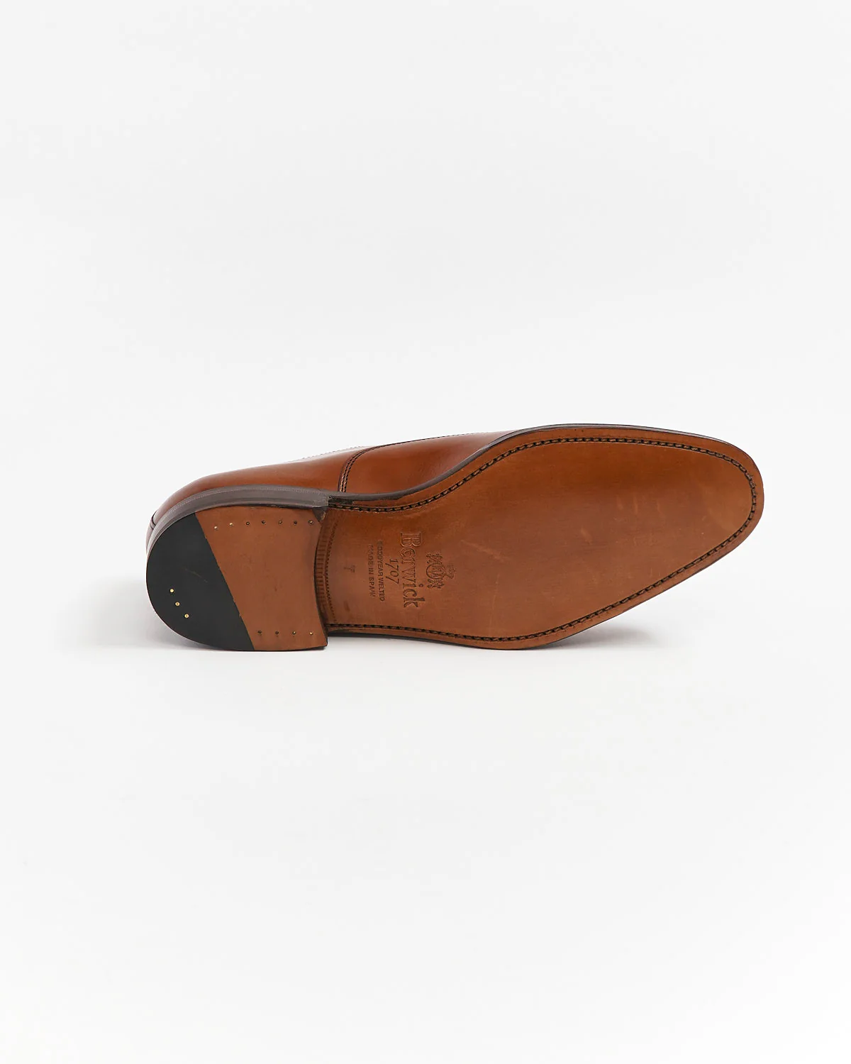 Tan Brown Cap Toe Oxford Dress Shoe - Image 6