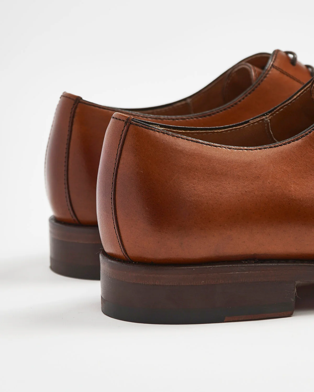 Tan Brown Cap Toe Oxford Dress Shoe - Image 8