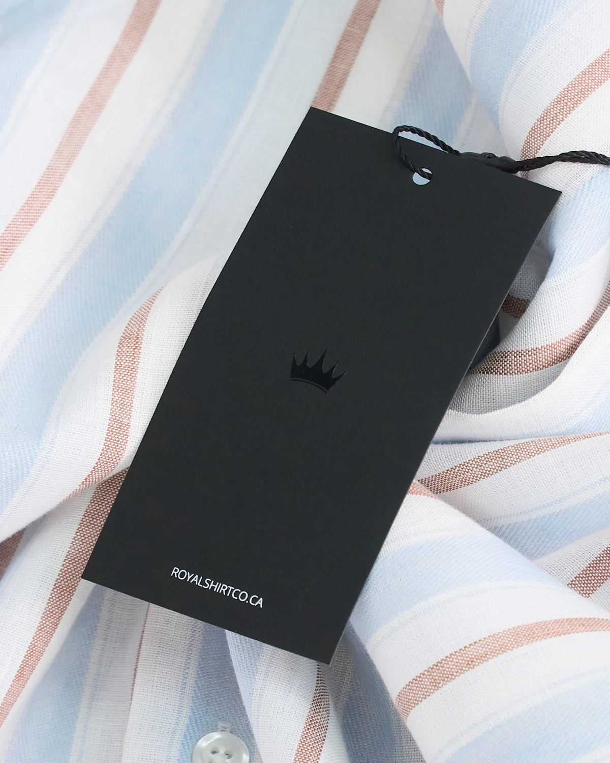 Soft Bold Stripe Tropical Cotton Short Sleeve Shirt - Image 5