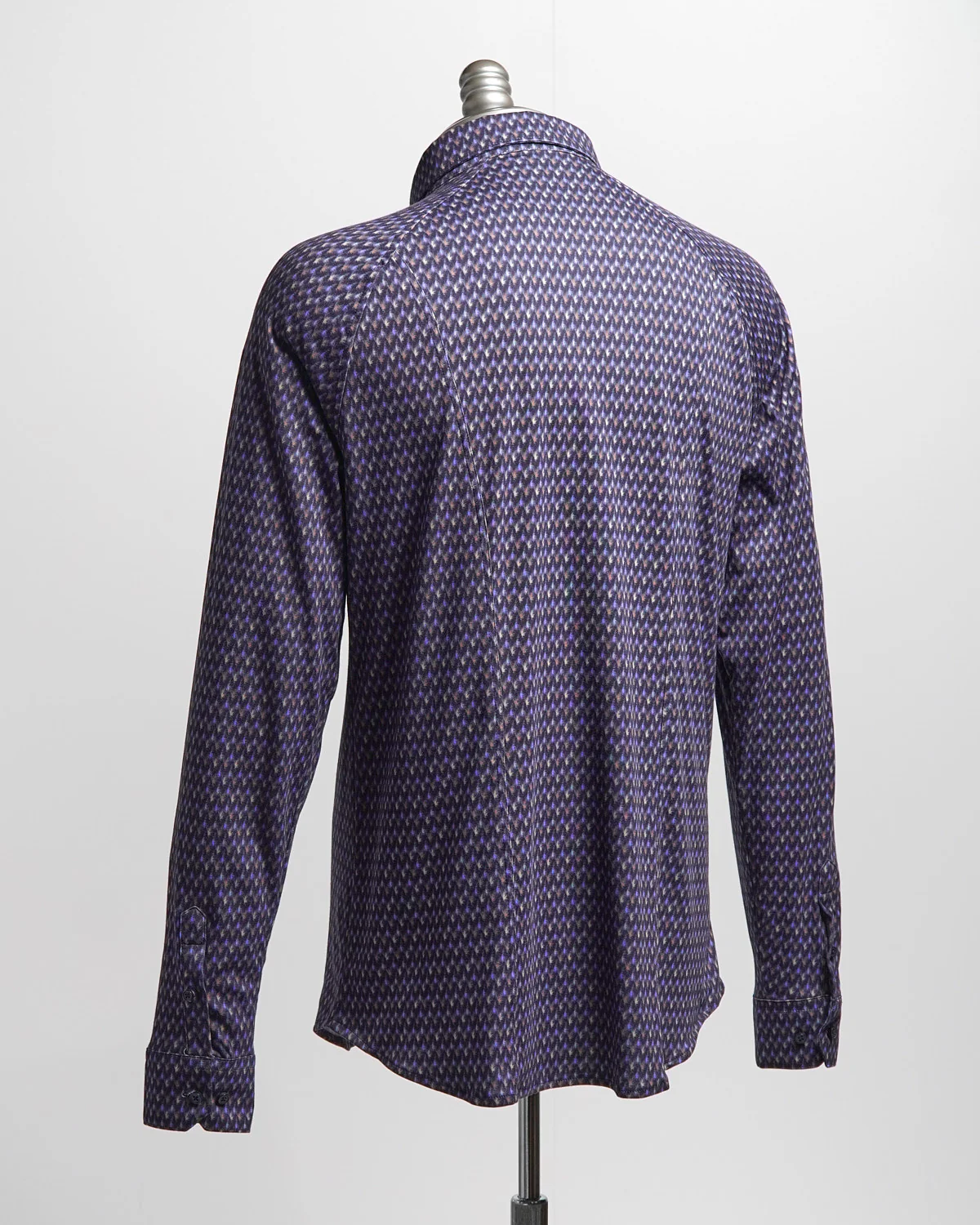 Feather Print Jersey Knit Shirt - Image 7