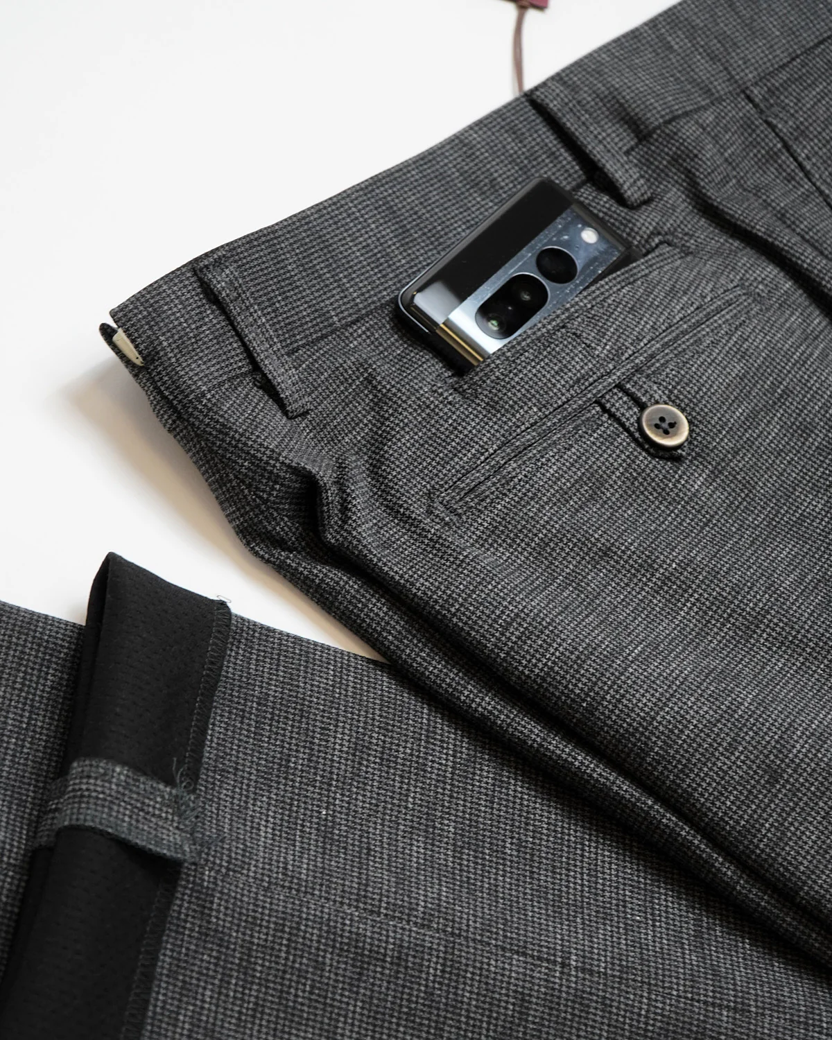 'Chameleon' Houndstooth Jersey Pants - Image 6