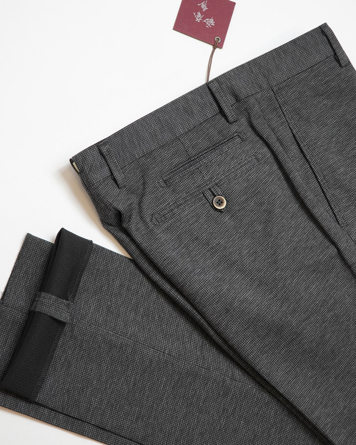 'Chameleon' Houndstooth Jersey Pants - Image 7