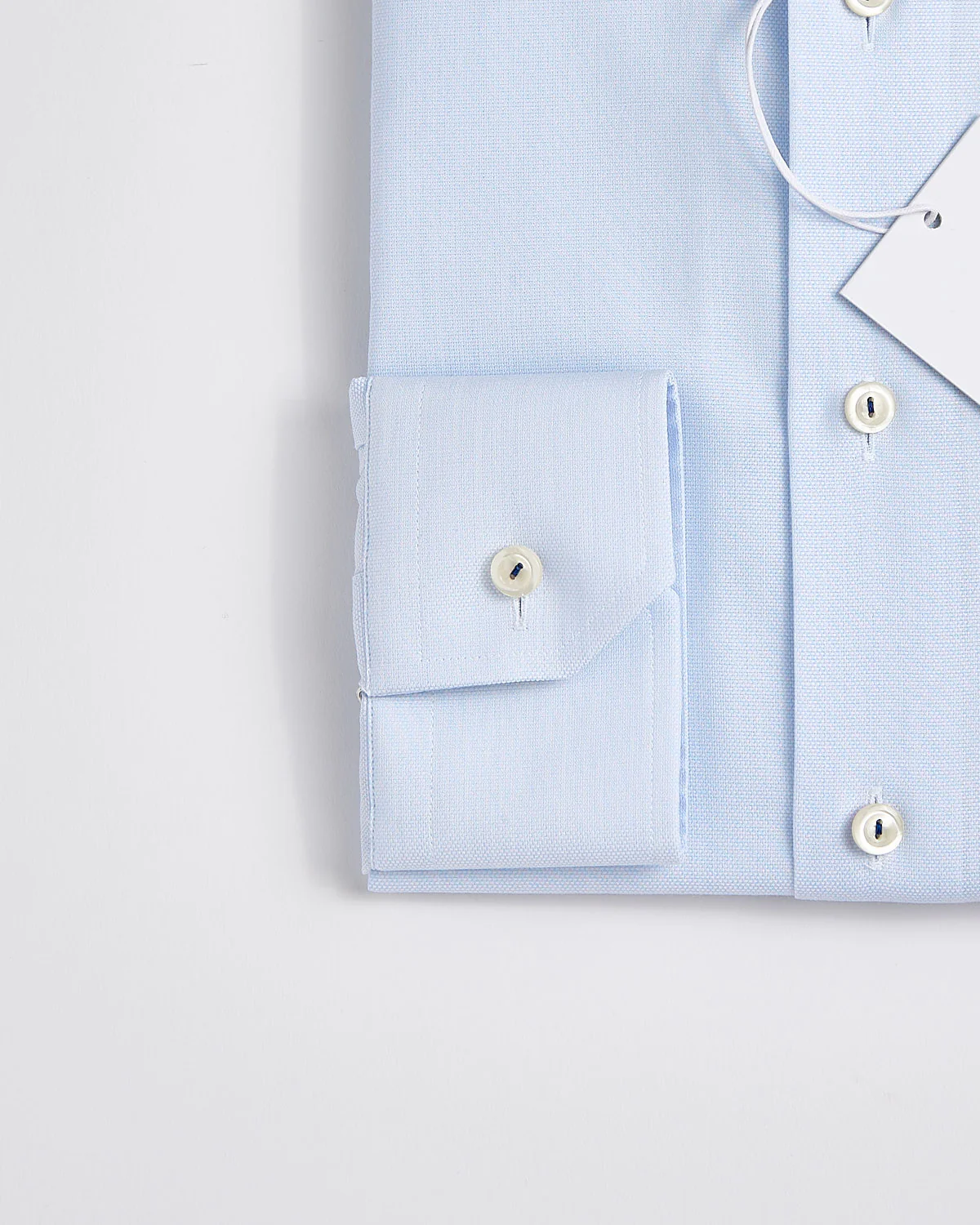 Cotton & Tencel Solid Contemporary Shirt - Image 3