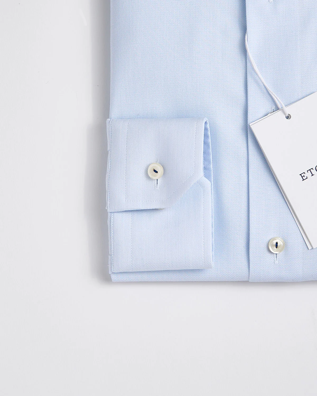 Cotton & Tencel Solid Slim Shirt - Image 3