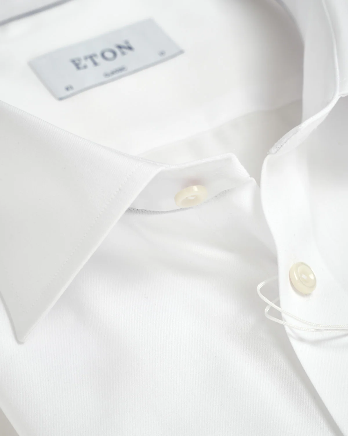 Signature White Twill Classic Shirt - Image 3
