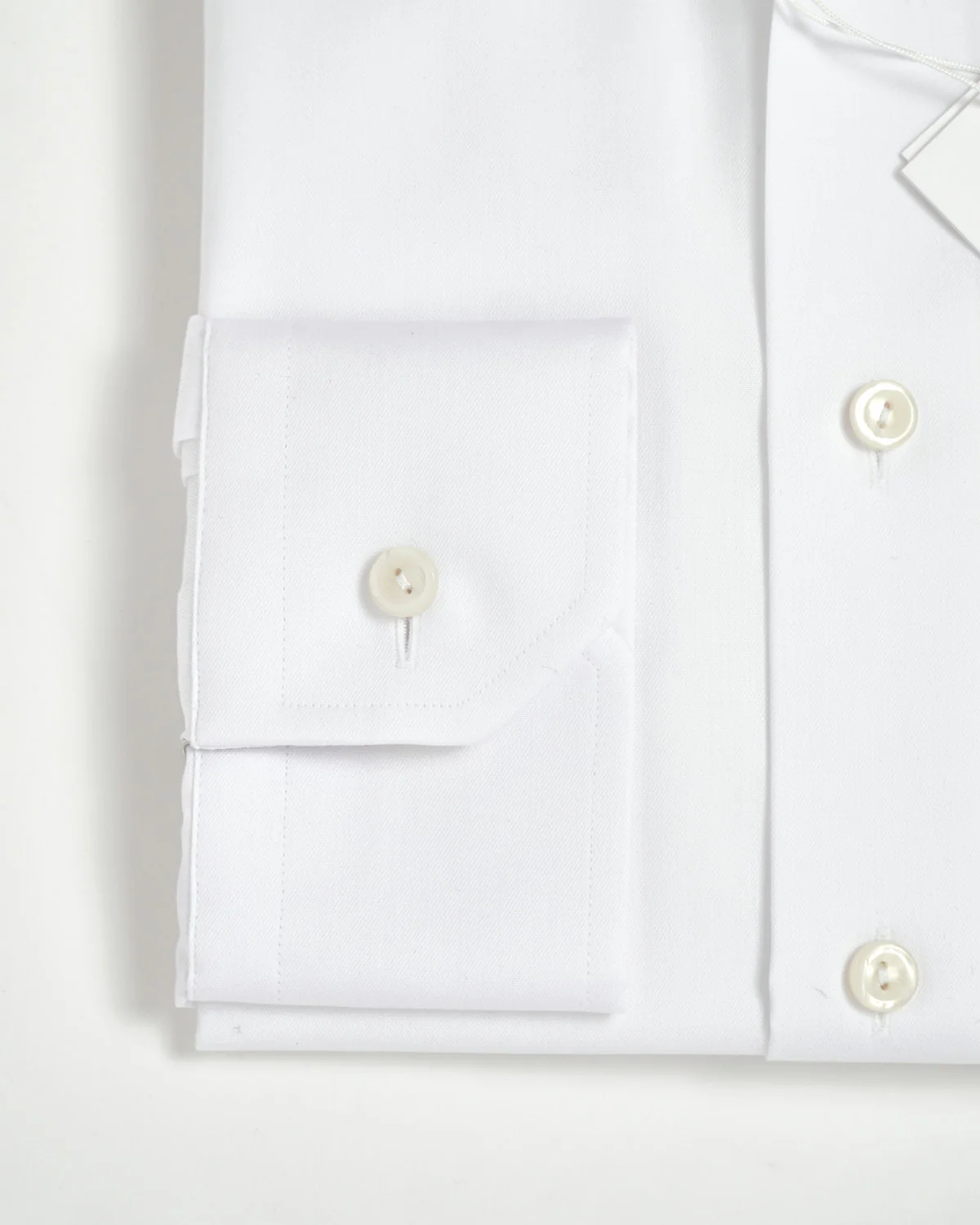 Signature White Twill Classic Shirt - Image 4