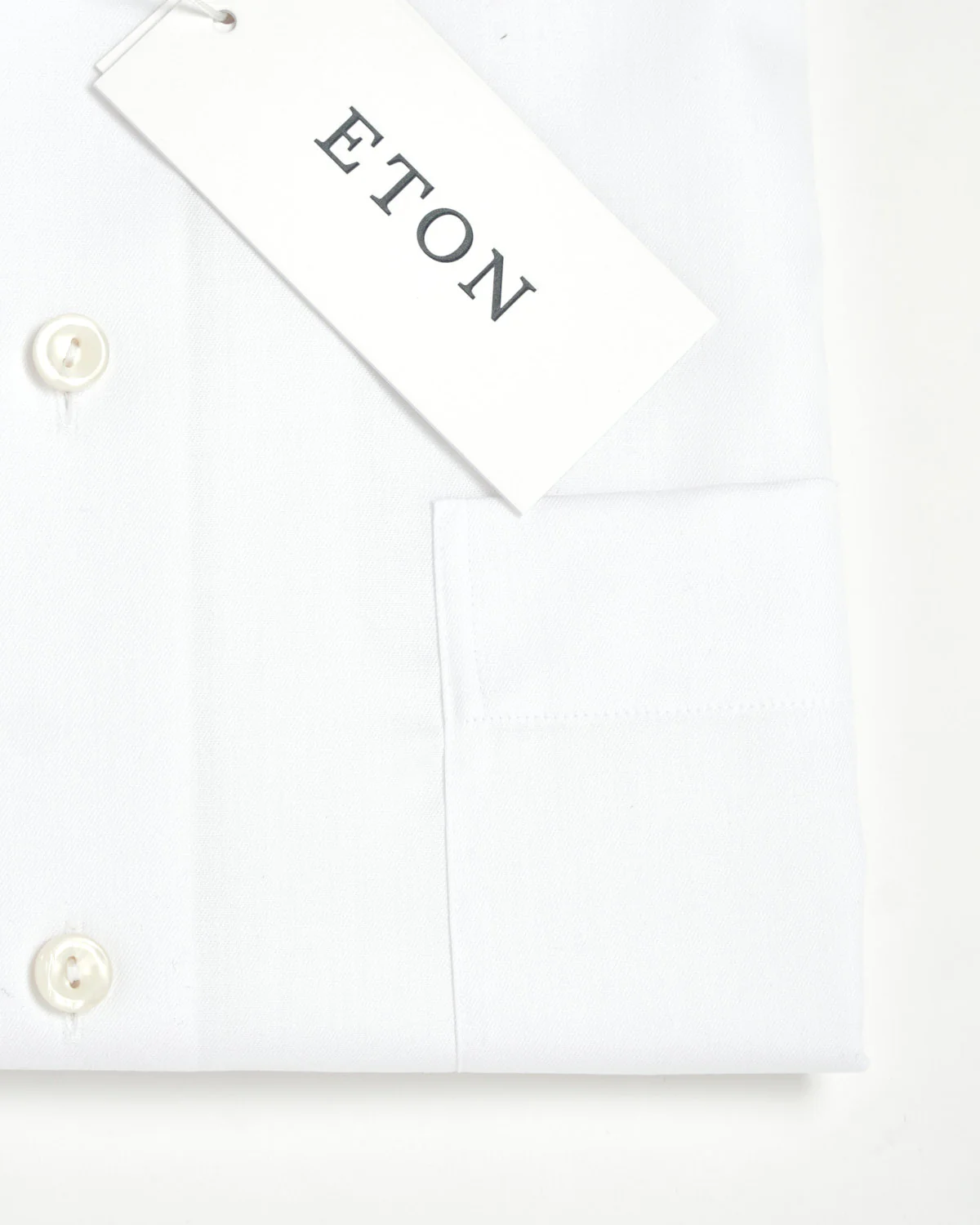 Signature White Twill Classic Shirt - Image 5