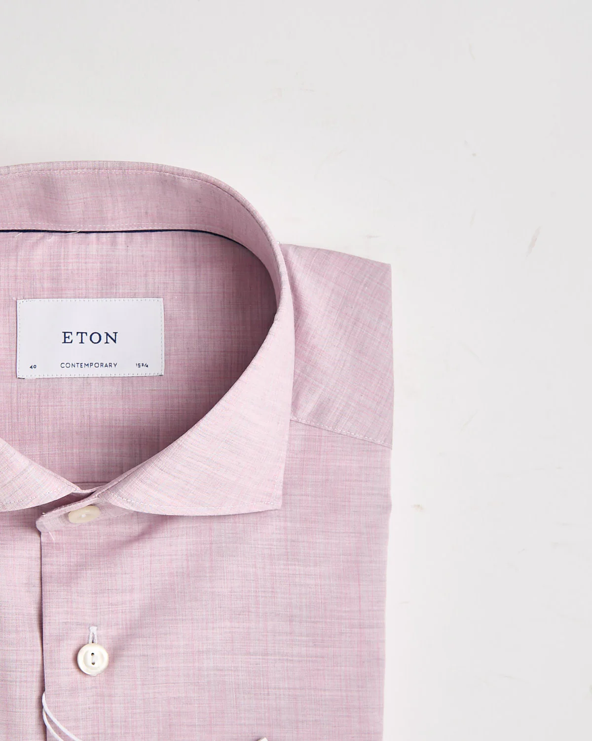 Solid Fine Twill Contemporary Shirt - Image 3