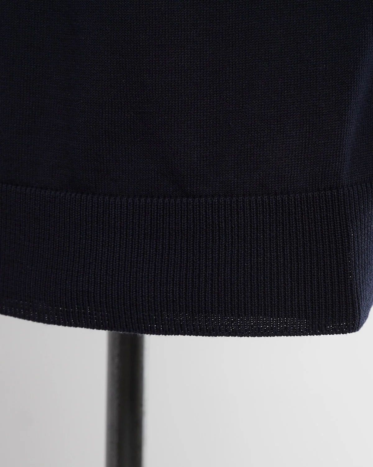 Long Sleeve Crepe Cotton Polo - Image 5