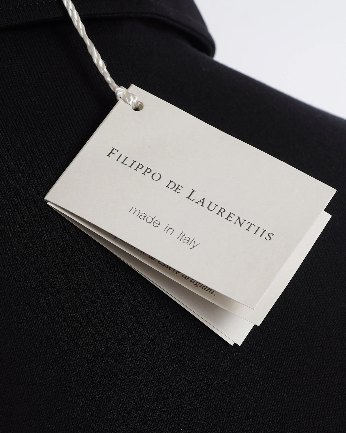 Long Sleeve Crepe Cotton Polo - Image 7