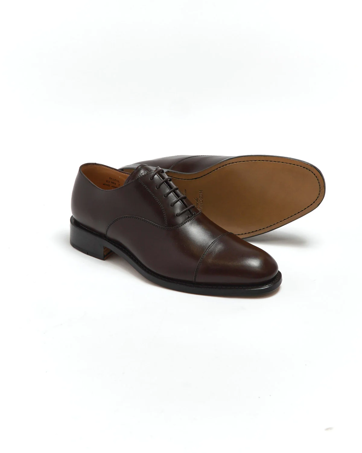Tilleul Toe Cap Boxcalf Dark Brown Dress Shoe - Image 6