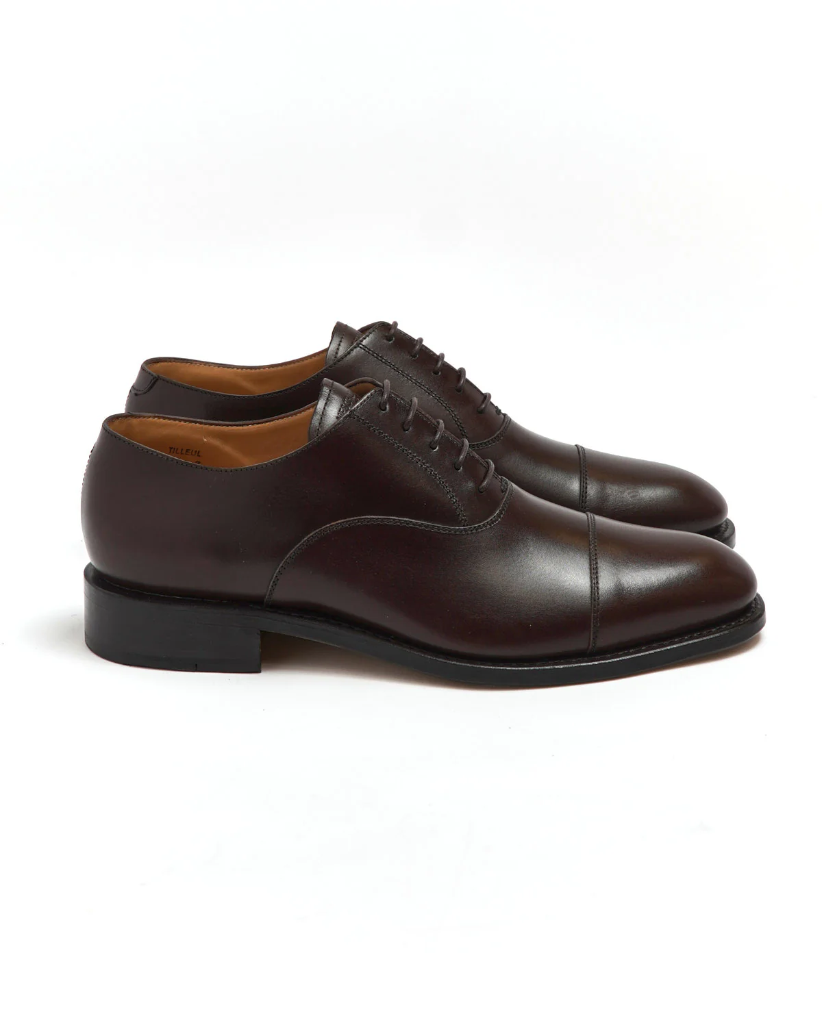 Tilleul Toe Cap Boxcalf Dark Brown Dress Shoe - Image 7