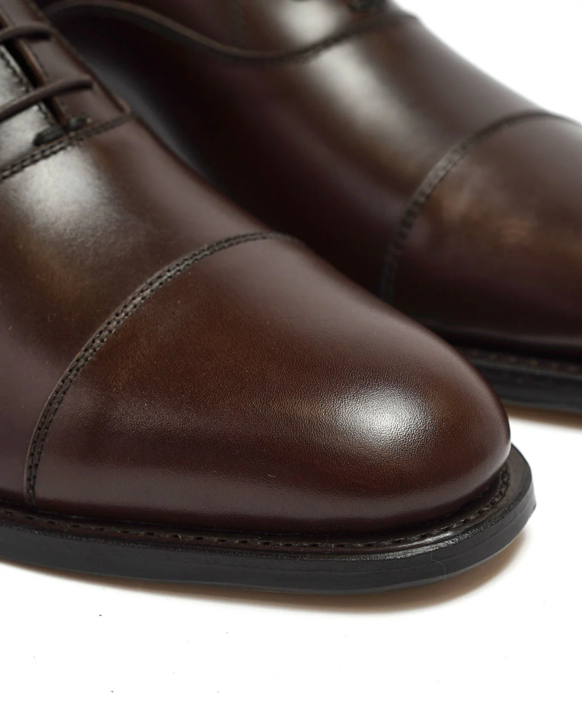 Tilleul Toe Cap Boxcalf Dark Brown Dress Shoe - Image 8