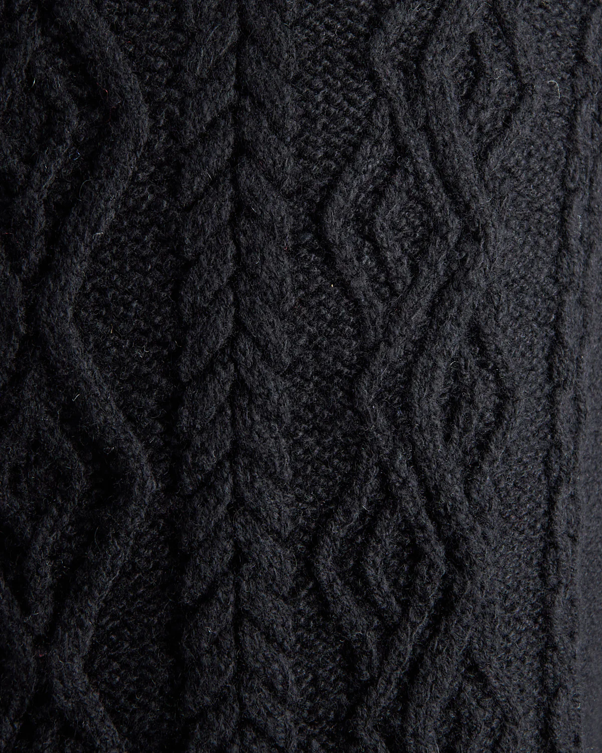 Aran Cableknit Turtleneck Sweater - Image 6