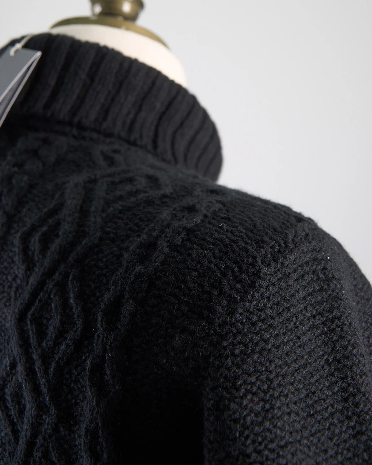 Aran Cableknit Turtleneck Sweater - Image 7