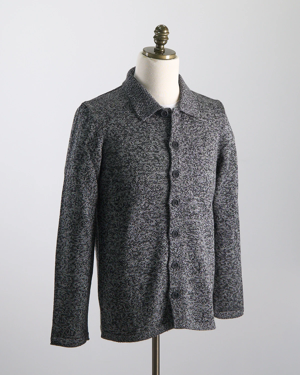 Classic Knit Shirt Jacket - Image 3