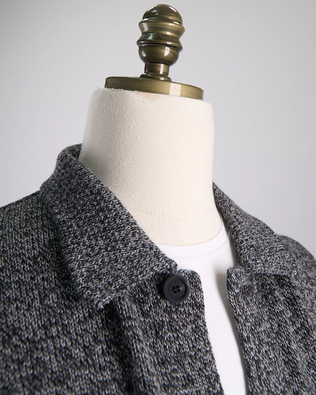Classic Knit Shirt Jacket - Image 6