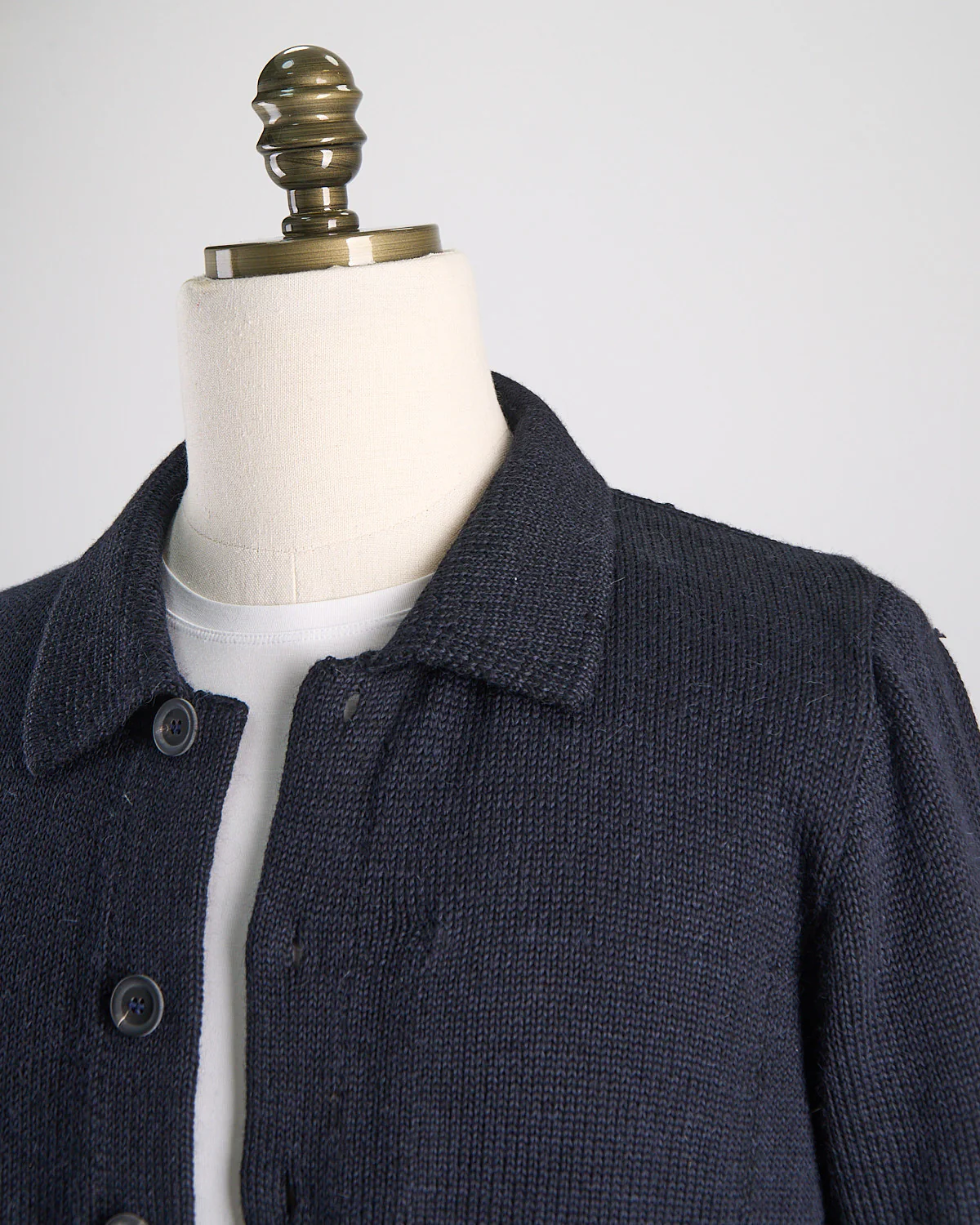 Classic Knit Shirt Jacket - Image 6