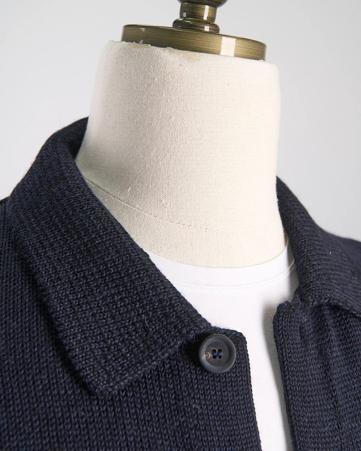 Classic Knit Shirt Jacket - Image 7