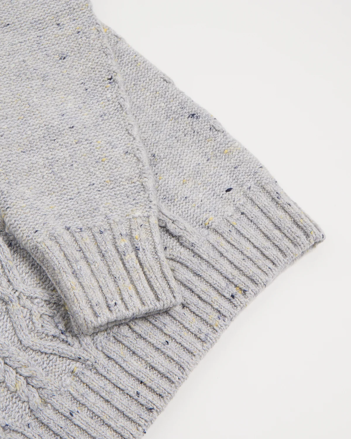 Cashmere Celebration Aran Cable Crewneck Sweater - Image 4