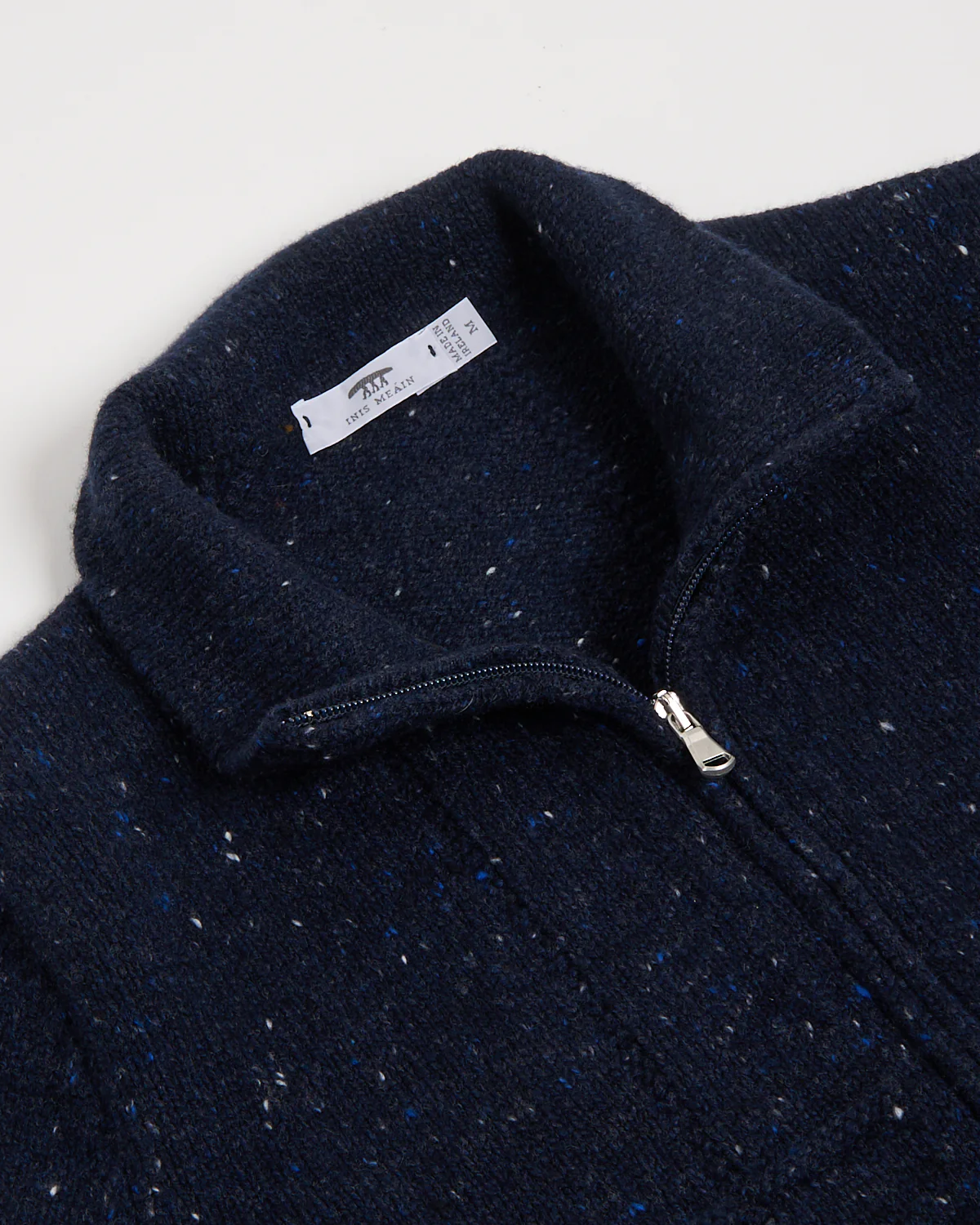 Wool-Cashmere Lifeline Detailed Zip Jacket Sweater - Image 4