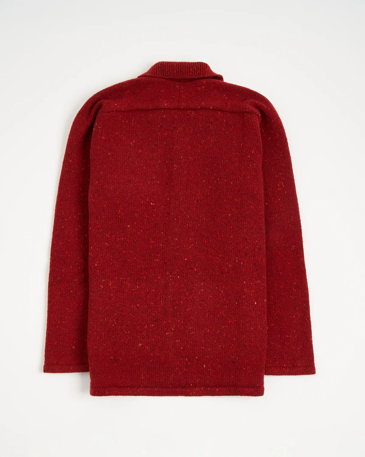 Wool-Cashmere Shirt Collar Carpenter's Jacket Sweater - Image 3