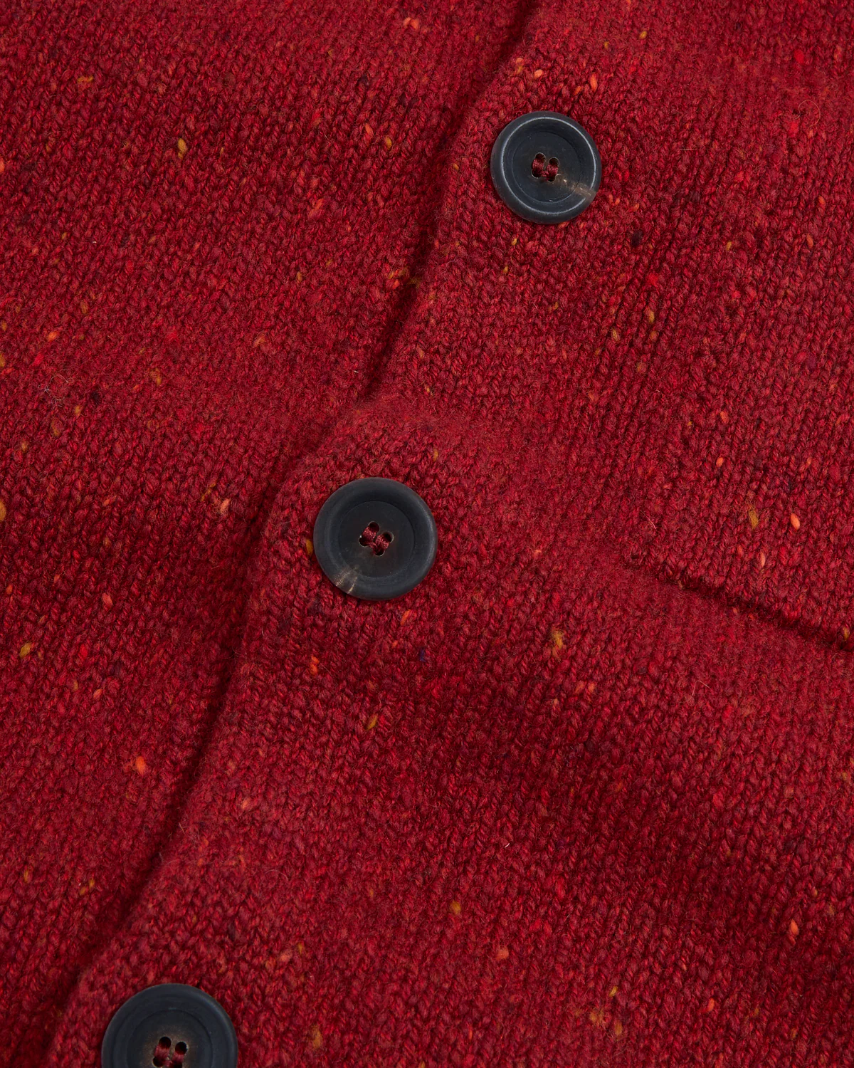 Wool-Cashmere Shirt Collar Carpenter's Jacket Sweater - Image 5