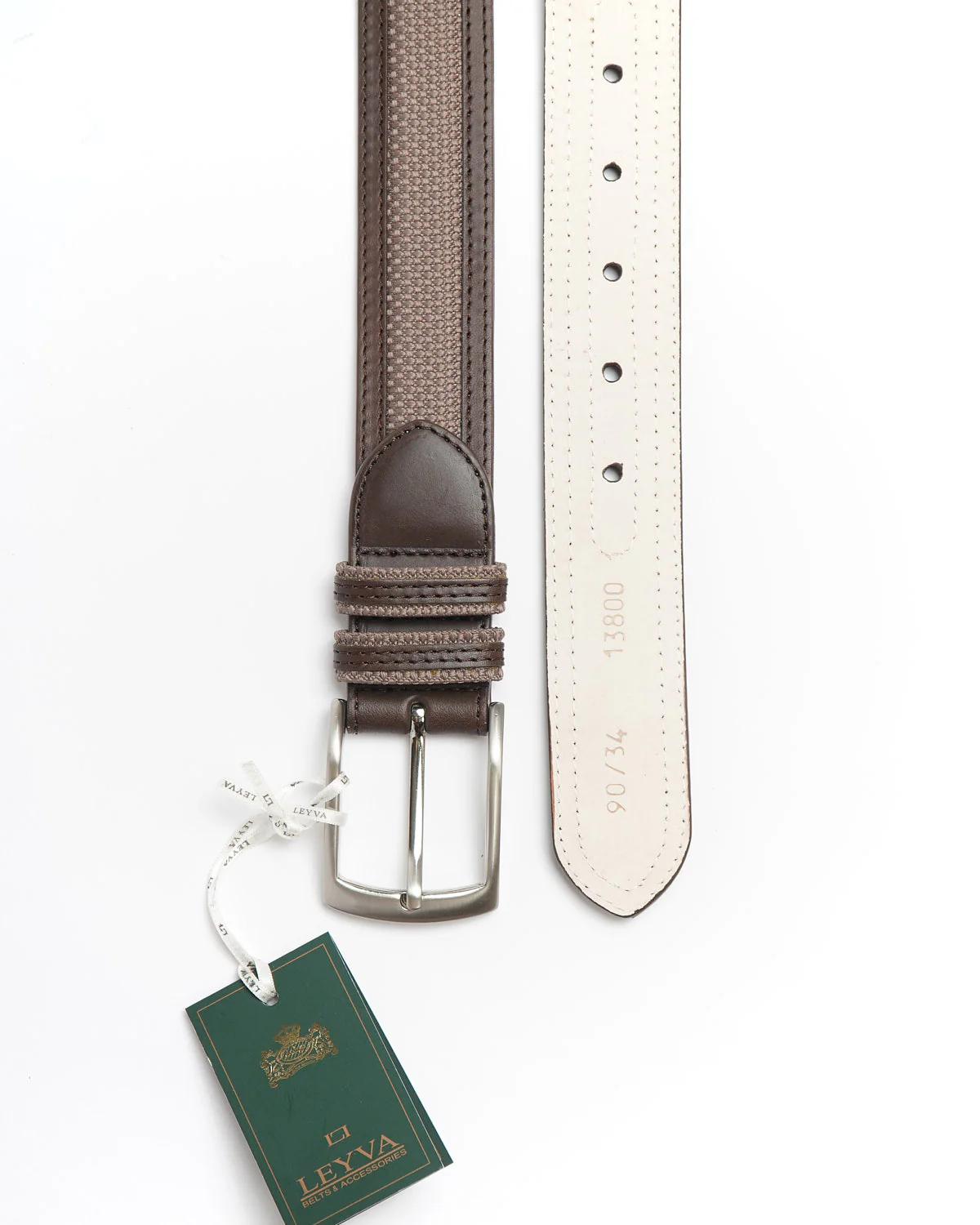 Centre Fabric Inlay Belt - Image 3