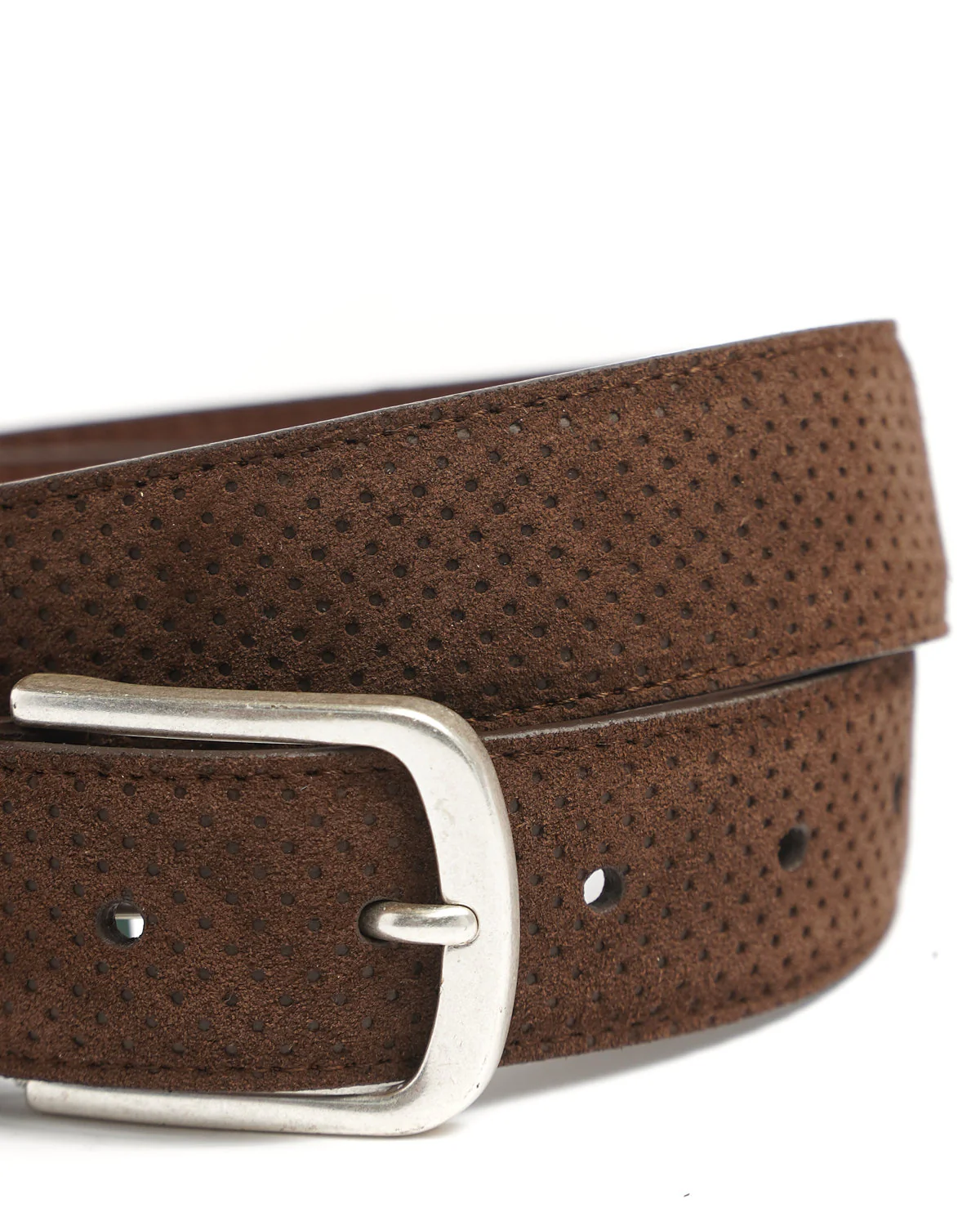 Perforated Suede Belt - Image 3