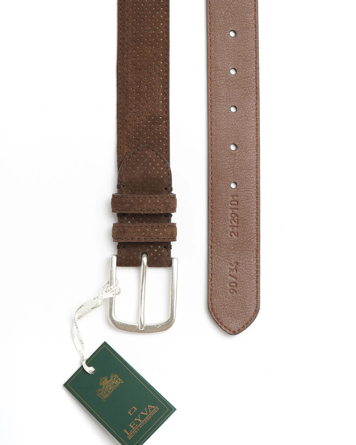 Perforated Suede Belt - Image 5