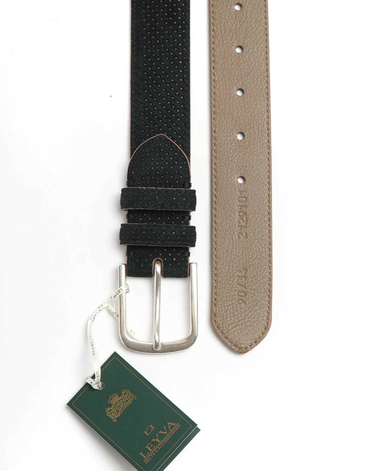 Perforated Suede Belt - Image 4