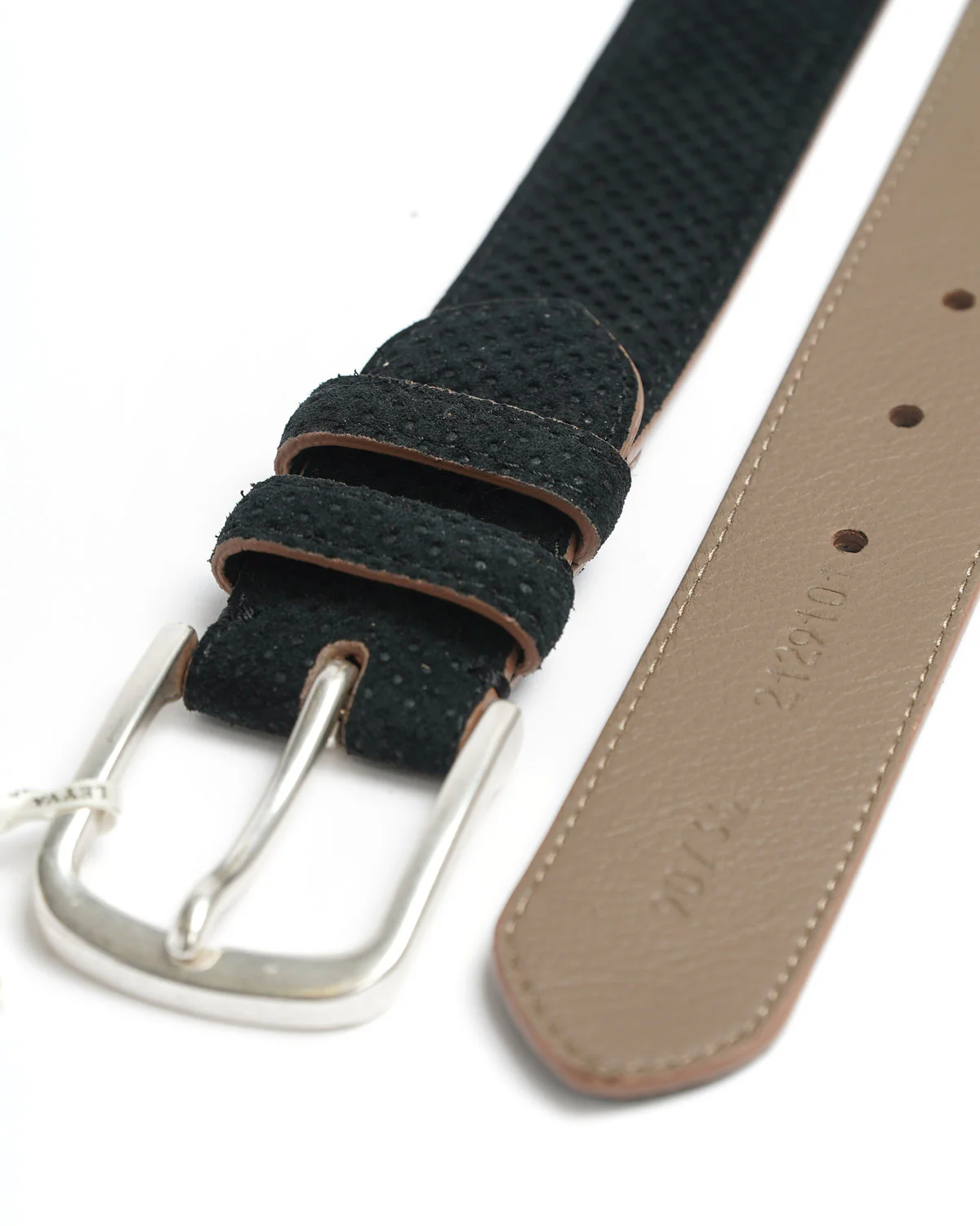 Perforated Suede Belt - Image 5