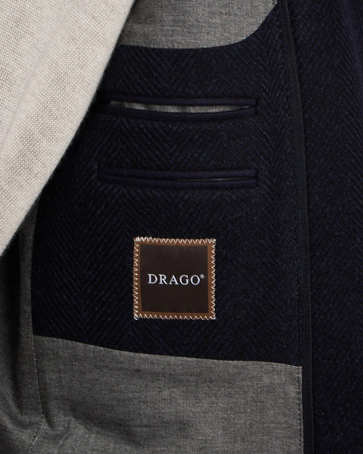 Drago Herringbone Wool & Cashmere Hybrid Topcoat - Image 10