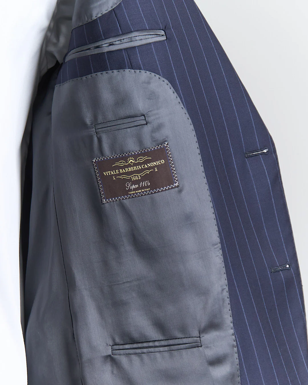 Vitale Barberis Canonico Pinstripe Suit - Image 7