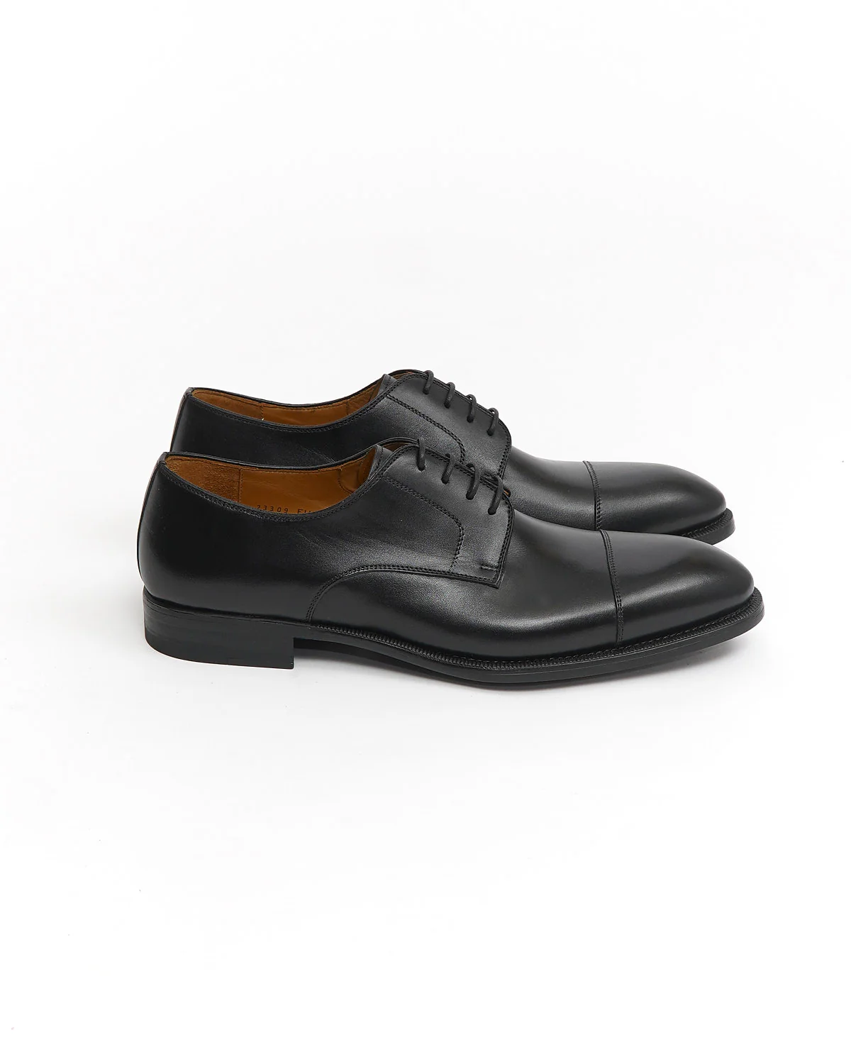 Harlan Leather Blucher Cap Toe Dress Shoes - Image 3