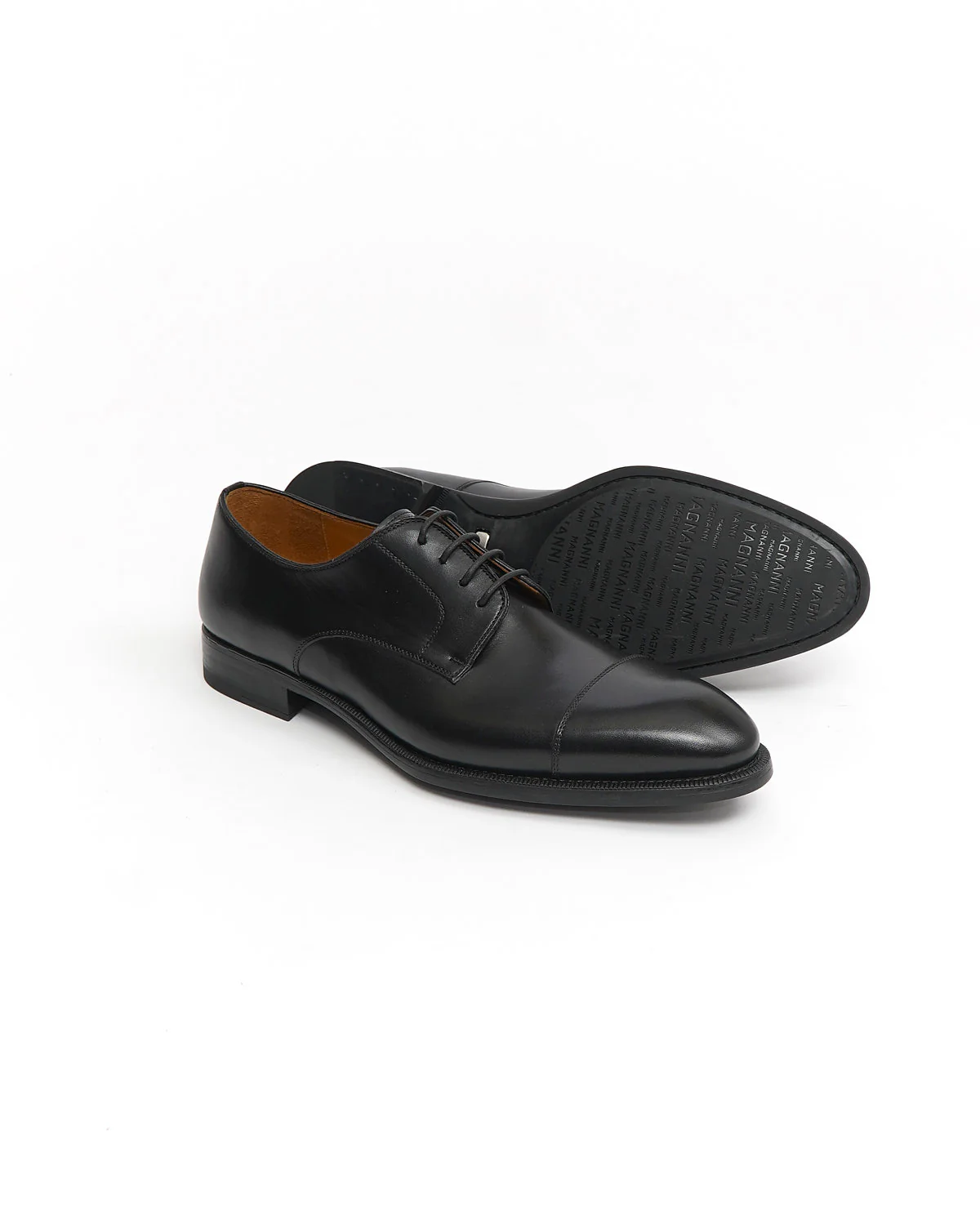 Harlan Leather Blucher Cap Toe Dress Shoes - Image 7