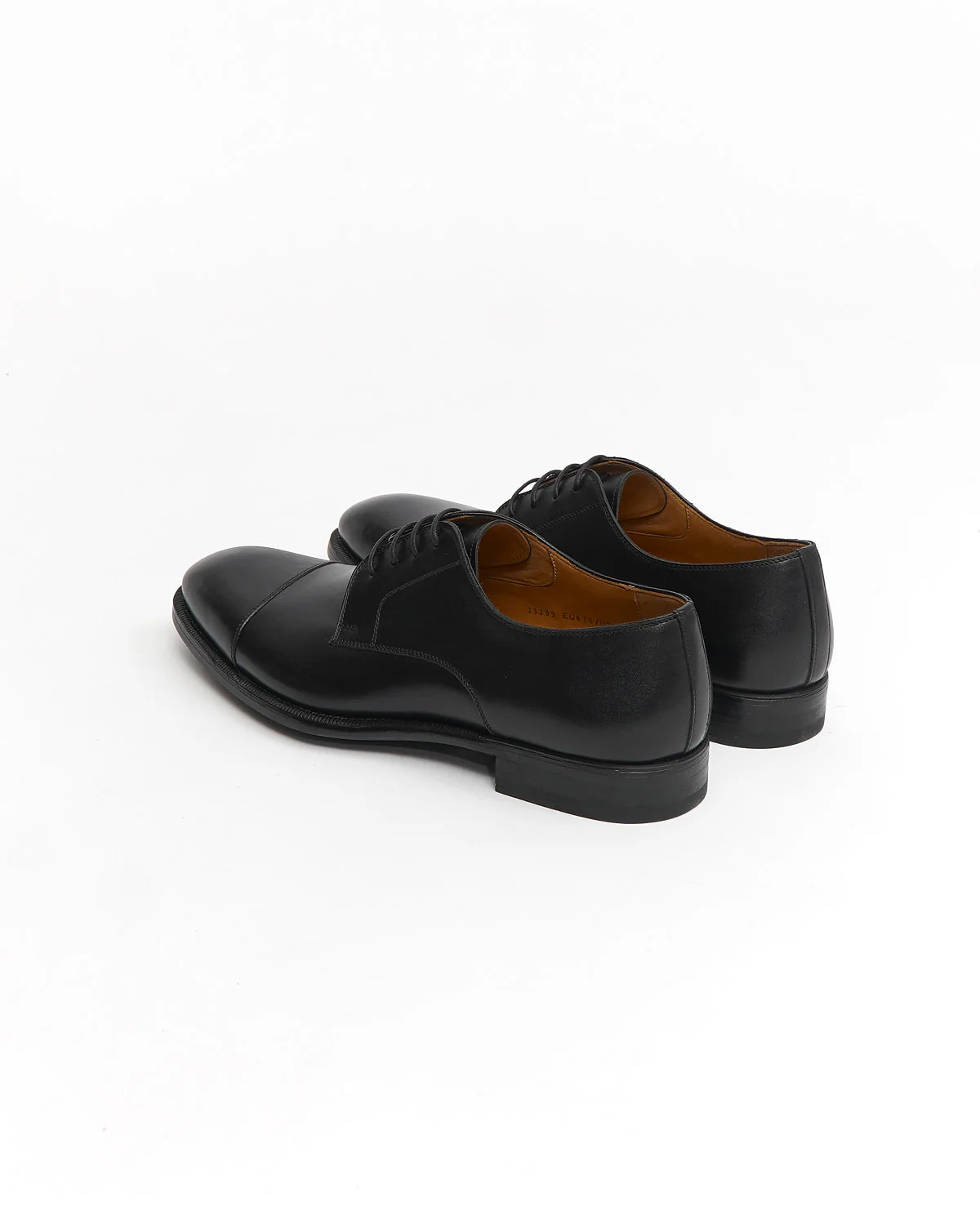 Harlan Leather Blucher Cap Toe Dress Shoes - Image 8