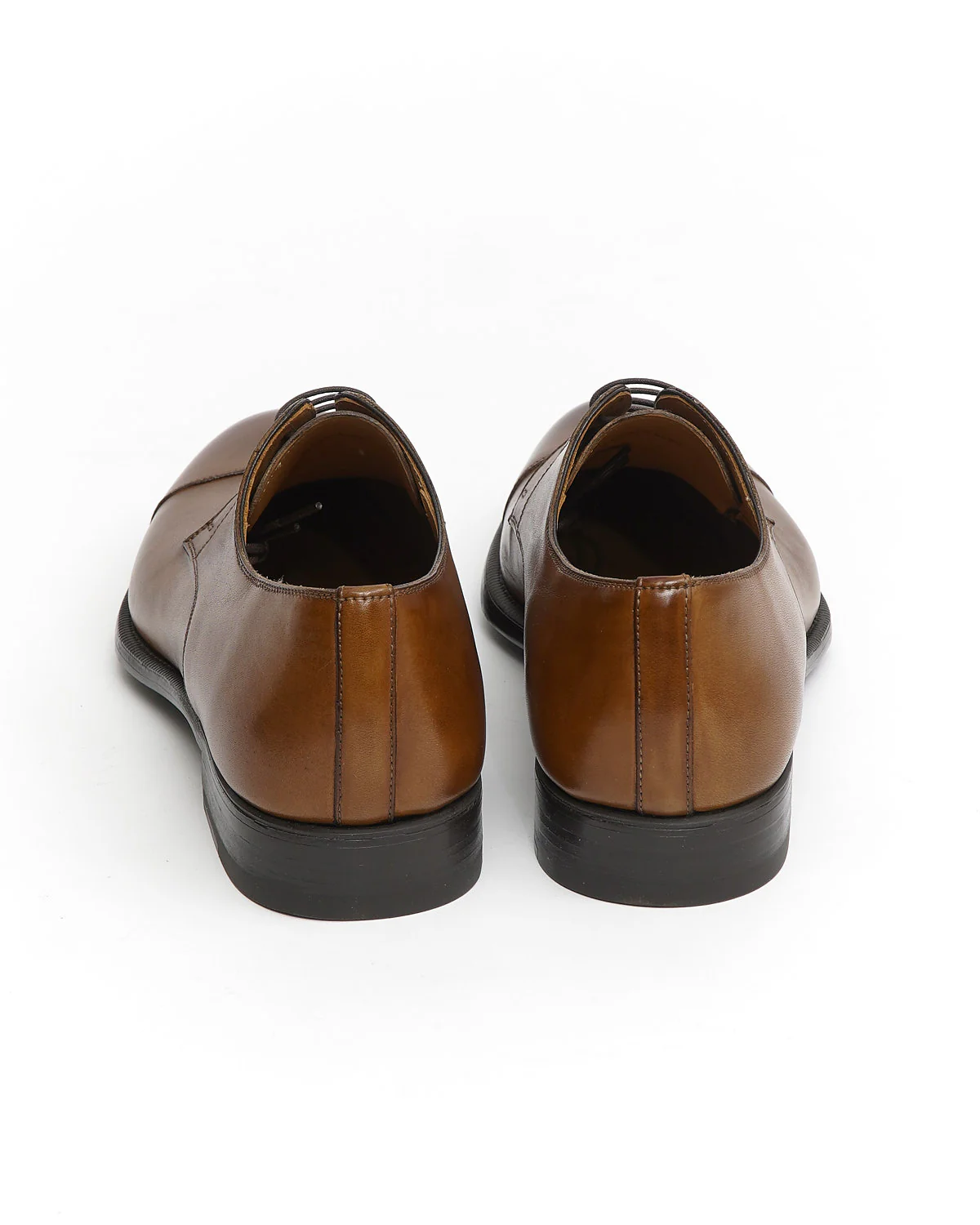 Harlan Leather Blucher Cap Toe Dress Shoes - Image 7