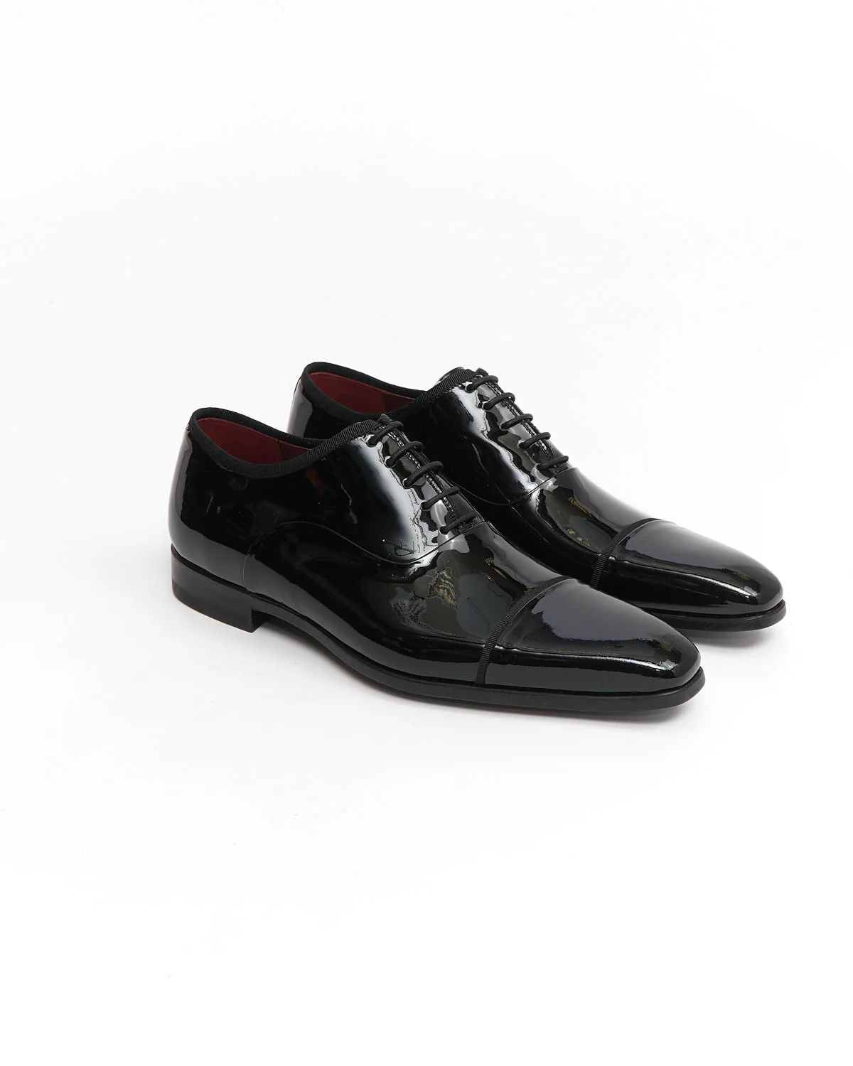 Jadiel Patent Leather Formal Toe Cap Oxford Shoes - Image 3