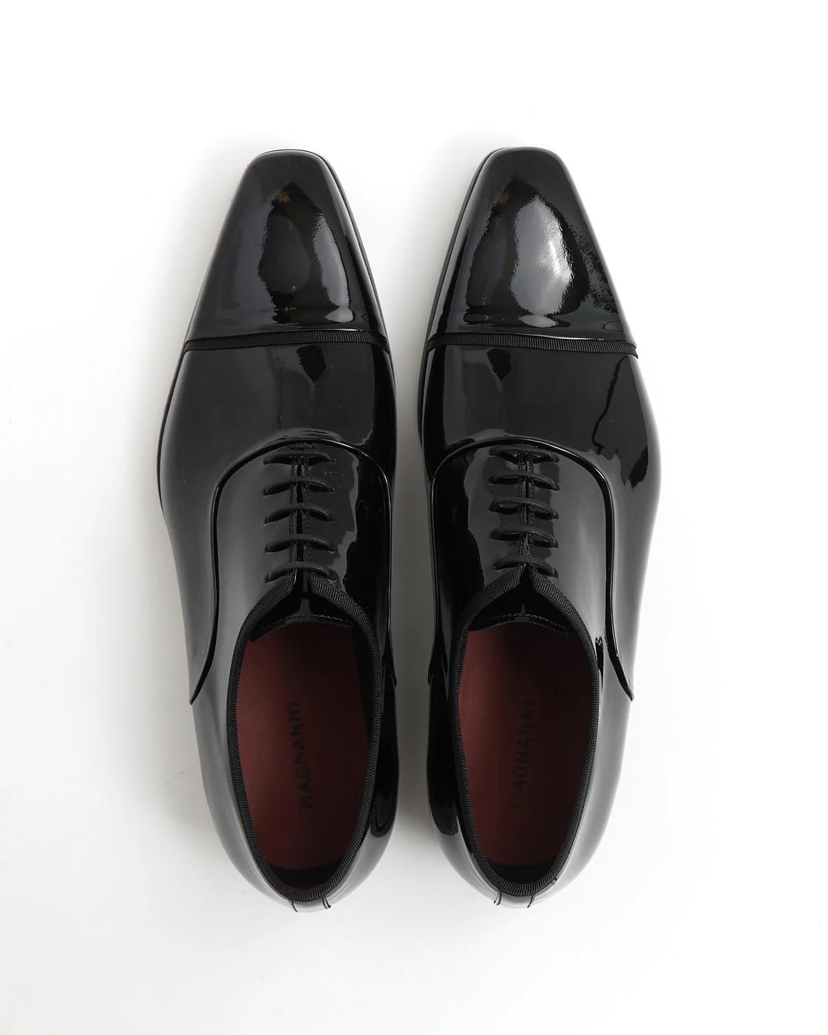 Jadiel Patent Leather Formal Toe Cap Oxford Shoes - Image 4