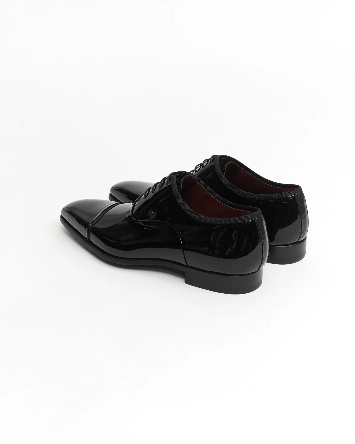Jadiel Patent Leather Formal Toe Cap Oxford Shoes - Image 6