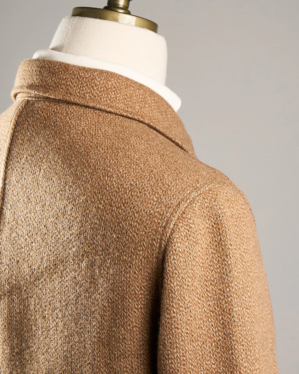 Elasi Wool Silk Cashmere Knit Overshirt - Image 4
