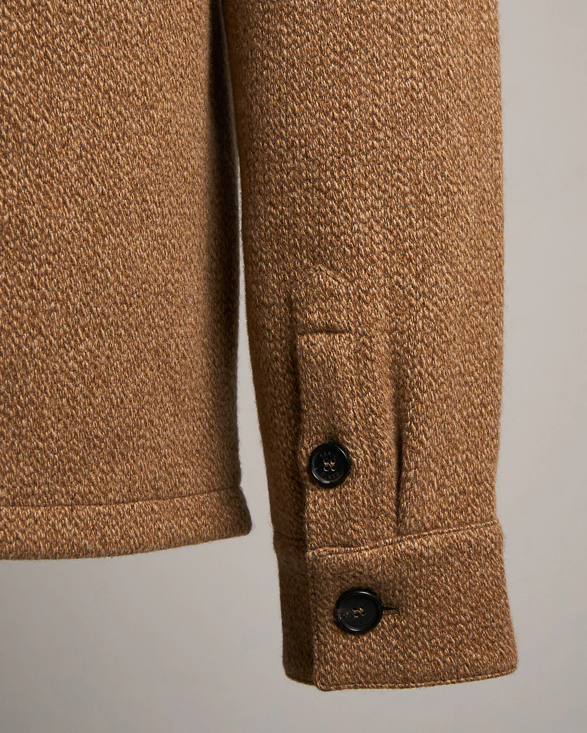 Elasi Wool Silk Cashmere Knit Overshirt - Image 5
