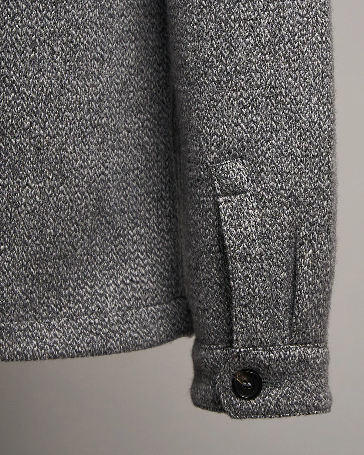 Elasi Wool Silk Cashmere Knit Overshirt - Image 5