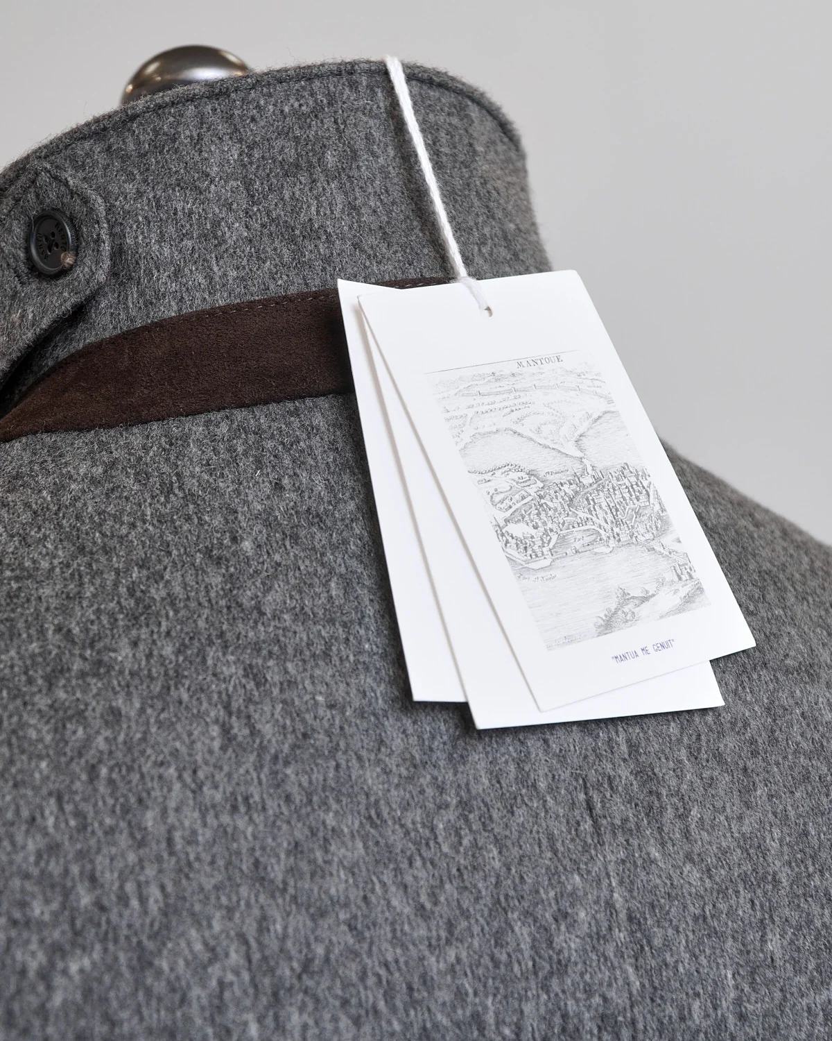 Grey Wool & Cashmere Quilted Hybrid Jacket - Image 5